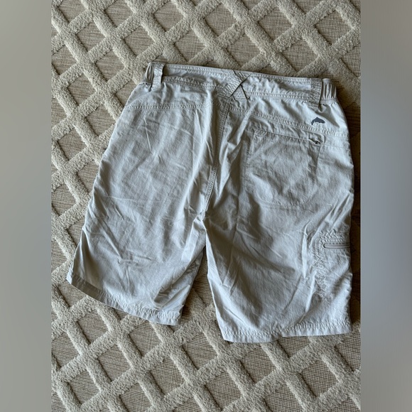 Simms Guide 100% Nylon Shorts In Beige Size S Classic Outdoor Hiking Fishing - Picture 4 of 10